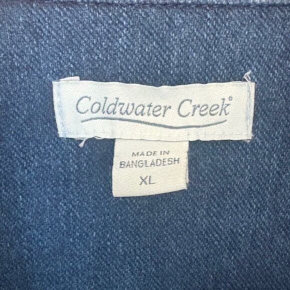 Coldwater Creek Urban Trails Knit Denim Jacket - Picture 4 of 4